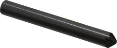 Hertel - 1/4" Head Diam, 1/4" Shank Diam, 6 Flute 90° High Speed Steel Countersink - 2" OAL, Straight Shank - Apex Tool & Supply