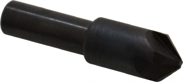 Hertel - 1/2" Head Diam, 3/8" Shank Diam, 4 Flute 90° High Speed Steel Countersink - Apex Tool & Supply