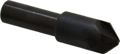 Hertel - 1/2" Head Diam, 3/8" Shank Diam, 4 Flute 90° High Speed Steel Countersink - Apex Tool & Supply