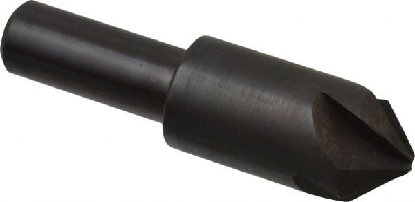 Hertel - 3/4" Head Diam, 1/2" Shank Diam, 4 Flute 90° High Speed Steel Countersink - Apex Tool & Supply