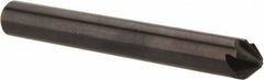 Hertel - 1/4" Head Diam, 1/4" Shank Diam, 6 Flute 82° High Speed Steel Countersink - Apex Tool & Supply