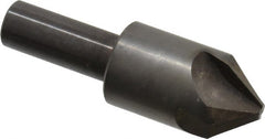 Hertel - 7/8" Head Diam, 1/2" Shank Diam, 4 Flute 82° High Speed Steel Countersink - Apex Tool & Supply