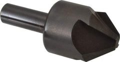 Hertel - 1-1/4" Head Diam, 1/2" Shank Diam, 4 Flute 82° High Speed Steel Countersink - 3-3/8" OAL, Straight Shank - Apex Tool & Supply