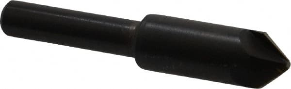 Hertel - 3/8" Head Diam, 1/4" Shank Diam, 4 Flute 82° High Speed Steel Countersink - Apex Tool & Supply