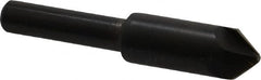 Hertel - 3/8" Head Diam, 1/4" Shank Diam, 4 Flute 82° High Speed Steel Countersink - Apex Tool & Supply