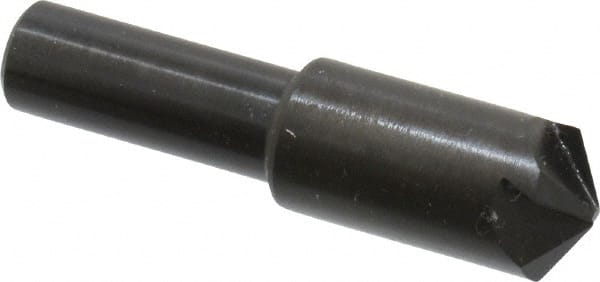 Hertel - 1/2" Head Diam, 3/8" Shank Diam, 4 Flute 120° High Speed Steel Countersink - Apex Tool & Supply