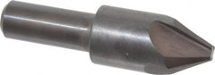 Hertel - 3/4" Head Diam, 1/2" Shank Diam, 4 Flute 60° High Speed Steel Countersink - Apex Tool & Supply