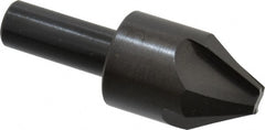 Hertel - 1" Head Diam, 1/2" Shank Diam, 4 Flute 60° High Speed Steel Countersink - Apex Tool & Supply