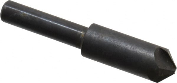 Hertel - 3/8" Head Diam, 1/4" Shank Diam, 4 Flute 100° High Speed Steel Countersink - Apex Tool & Supply