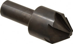 Hertel - 1-3/4" Head Diam, 1" Shank Diam, 6 Flute 82° High Speed Steel Countersink - Apex Tool & Supply