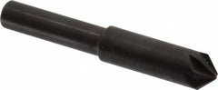Hertel - 5/16" Head Diam, 1/4" Shank Diam, 6 Flute 90° High Speed Steel Countersink - Apex Tool & Supply
