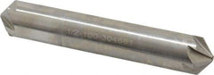 Hertel - 1/2" Head Diam, 1/2" Shank Diam, 6 Flute 100° High Speed Steel Countersink - 3" OAL, Straight Shank - Apex Tool & Supply