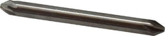 Hertel - 3/16" Head Diam, 3/16" Shank Diam, 6 Flute 60° High Speed Steel Countersink - 2" OAL, Straight Shank - Apex Tool & Supply