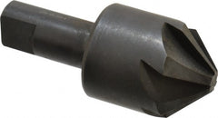 Hertel - 1-1/2" Head Diam, 3/4" Shank Diam, 6 Flute 90° High Speed Steel Countersink - Apex Tool & Supply