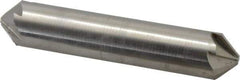 Hertel - 3/4" Head Diam, 3/4" Shank Diam, 6 Flute 90° High Speed Steel Countersink - 4" OAL, Straight Shank - Apex Tool & Supply