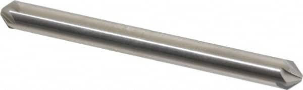 Hertel - 3/16" Head Diam, 3/16" Shank Diam, 6 Flute 90° High Speed Steel Countersink - Apex Tool & Supply