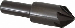 Hertel - 3/4" Head Diam, 1/2" Shank Diam, 6 Flute 82° High Speed Steel Countersink - Apex Tool & Supply