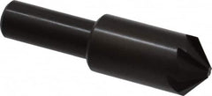Hertel - 3/4" Head Diam, 1/2" Shank Diam, 6 Flute 100° High Speed Steel Countersink - Apex Tool & Supply
