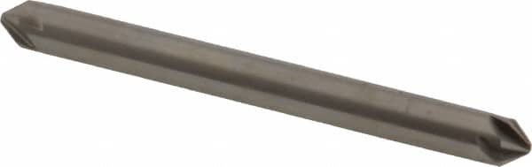 Hertel - 3/16" Head Diam, 3/16" Shank Diam, 6 Flute 82° High Speed Steel Countersink - Apex Tool & Supply