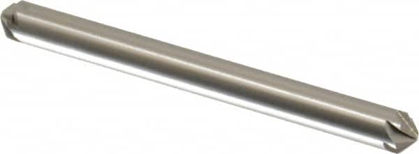 Hertel - 3/16" Head Diam, 3/16" Shank Diam, 6 Flute 100° High Speed Steel Countersink - Apex Tool & Supply