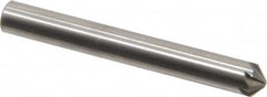 Hertel - 3/16" Head Diam, 3/16" Shank Diam, 6 Flute 100° Solid Carbide Countersink - Apex Tool & Supply