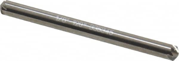 Hertel - 1/8" Head Diam, 1/8" Shank Diam, 6 Flute 120° Solid Carbide Countersink - Apex Tool & Supply