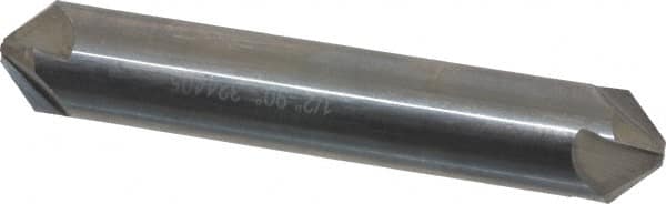 Hertel - 1/2" Head Diam, 1/2" Shank Diam, 4 Flute 90° Solid Carbide Countersink - Apex Tool & Supply