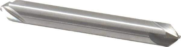 Hertel - 1/4" Head Diam, 1/4" Shank Diam, 4 Flute 82° Solid Carbide Countersink - 2" OAL, Straight Shank - Apex Tool & Supply