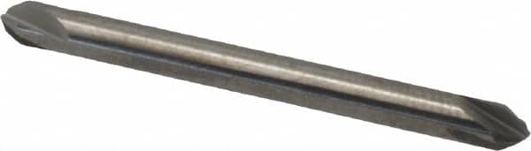 Hertel - 1/8" Head Diam, 1/8" Shank Diam, 4 Flute 60° Solid Carbide Countersink - Apex Tool & Supply