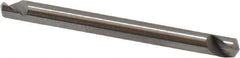 Hertel - 1/8" Head Diam, 1/8" Shank Diam, 1 Flute 120° Solid Carbide Countersink - 1-1/2" OAL, Straight Shank - Apex Tool & Supply