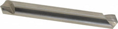 Hertel - 1/4" Head Diam, 1/4" Shank Diam, 1 Flute 120° Solid Carbide Countersink - Apex Tool & Supply