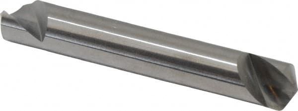 Hertel - 3/8" Head Diam, 3/8" Shank Diam, 1 Flute 120° Solid Carbide Countersink - Apex Tool & Supply