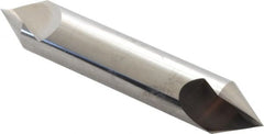 Hertel - 5/8" Head Diam, 5/8" Shank Diam, 1 Flute 60° Solid Carbide Countersink - Apex Tool & Supply