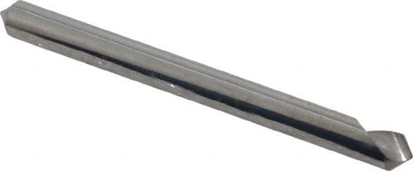 Hertel - 1/8" Head Diam, 1/8" Shank Diam, 1 Flute 90° Solid Carbide Countersink - Apex Tool & Supply