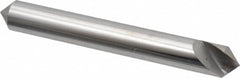 Hertel - 1/4" Head Diam, 1/4" Shank Diam, 1 Flute 90° Solid Carbide Countersink - Apex Tool & Supply