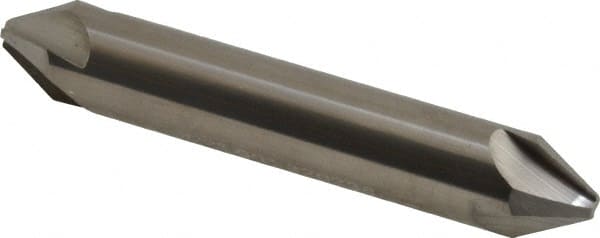 Hertel - 1/2" Head Diam, 1/2" Shank Diam, 4 Flute 60° Solid Carbide Countersink - Apex Tool & Supply