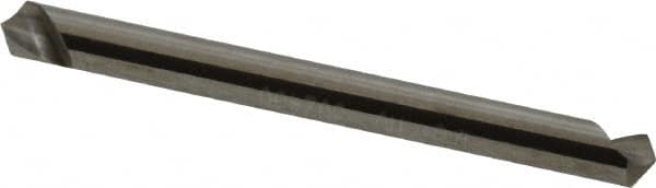Hertel - 1/8" Head Diam, 1/8" Shank Diam, 1 Flute 110° Solid Carbide Countersink - Apex Tool & Supply