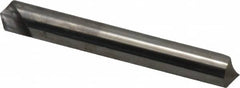 Hertel - 1/4" Head Diam, 1/4" Shank Diam, 1 Flute 110° Solid Carbide Countersink - Apex Tool & Supply