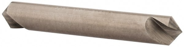 Hertel - 3/8" Head Diam, 3/8" Shank Diam, 1 Flute 100° Solid Carbide Countersink - Apex Tool & Supply
