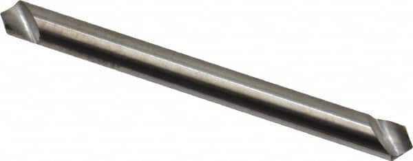 Hertel - 1/8" Head Diam, 1/8" Shank Diam, 1 Flute 100° Solid Carbide Countersink - Apex Tool & Supply