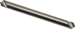 Hertel - 1/8" Head Diam, 1/8" Shank Diam, 1 Flute 100° Solid Carbide Countersink - Apex Tool & Supply