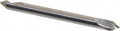 Hertel - 1/8" Head Diam, 1/8" Shank Diam, 1 Flute 60° Solid Carbide Countersink - Apex Tool & Supply