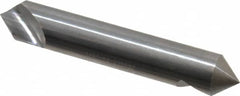 Hertel - 1/2" Head Diam, 1/2" Shank Diam, 1 Flute 82° Solid Carbide Countersink - Apex Tool & Supply