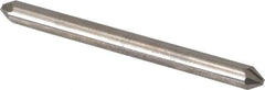 Hertel - 1/8" Head Diam, 1/8" Shank Diam, 4 Flute 60° Solid Carbide Countersink - 1-1/2" OAL, Straight Shank - Apex Tool & Supply