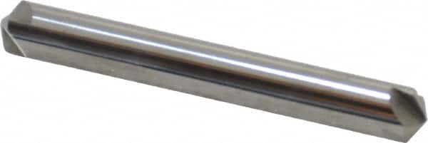 Hertel - 1/4" Head Diam, 1/4" Shank Diam, 4 Flute 120° Solid Carbide Countersink - Apex Tool & Supply