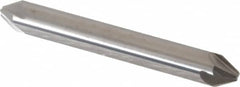 Hertel - 1/4" Head Diam, 1/4" Shank Diam, 4 Flute 60° Solid Carbide Countersink - Apex Tool & Supply