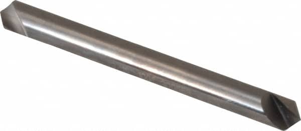 Hertel - 3/16" Head Diam, 3/16" Shank Diam, 1 Flute 100° Solid Carbide Countersink - Apex Tool & Supply