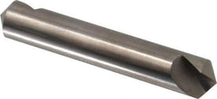 Hertel - 1/2" Head Diam, 1/2" Shank Diam, 1 Flute 110° Solid Carbide Countersink - 3" OAL, Straight Shank - Apex Tool & Supply