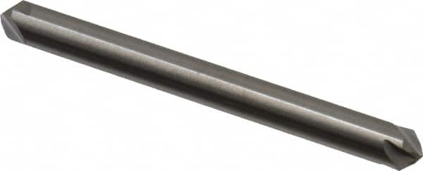 Hertel - 3/16" Head Diam, 3/16" Shank Diam, 4 Flute 90° Solid Carbide Countersink - Apex Tool & Supply