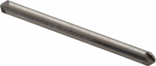 Hertel - 1/8" Head Diam, 1/8" Shank Diam, 4 Flute 100° Solid Carbide Countersink - Apex Tool & Supply